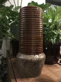 Pruszków wazon komin 32 cm ceramika PRL