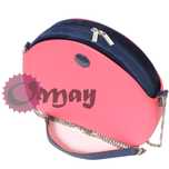 Granatowy organizer OBAG MOON LIGHT Welur Velvet wkład 2kieszenie OMAY