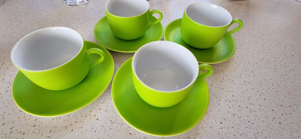 Zestaw 4 dużych filizanek