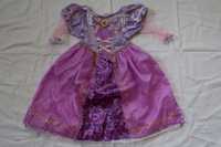 Strój karnawałowy Roszpunka r 98-104, 3-4 l księżniczka Disney suknia