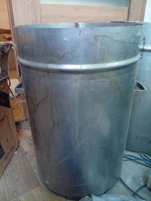 Бочка из нержавейки для засолки, 58 и 75 литров