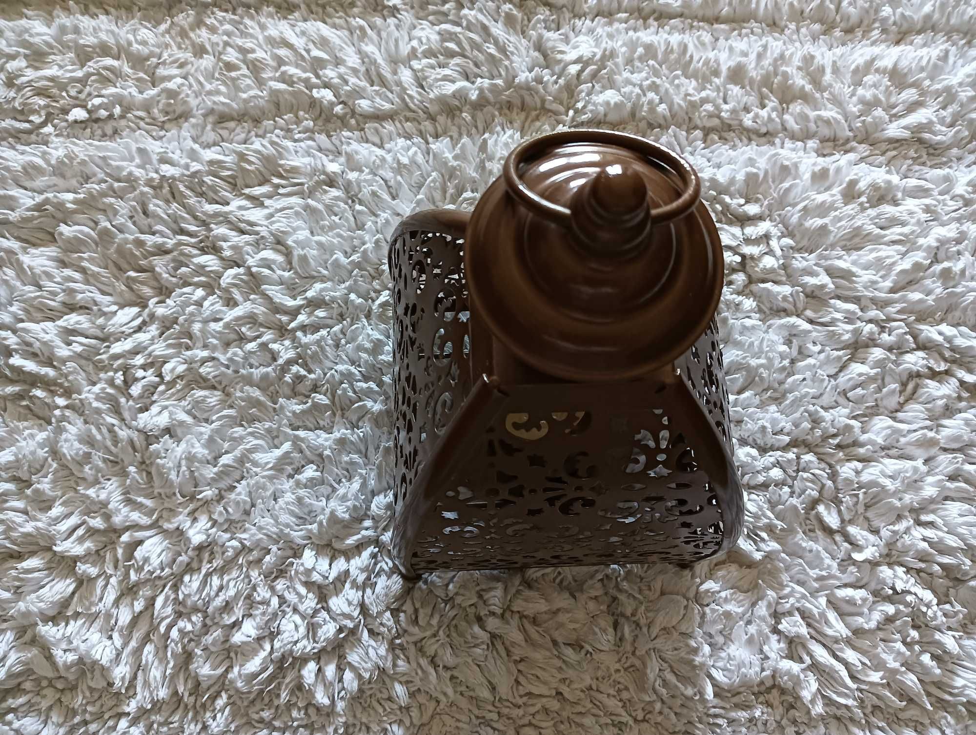 Peça decorativa com vela
