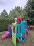 Plac zabaw ,duży ,  little tikes,  ślizg, zjeżdżalnia