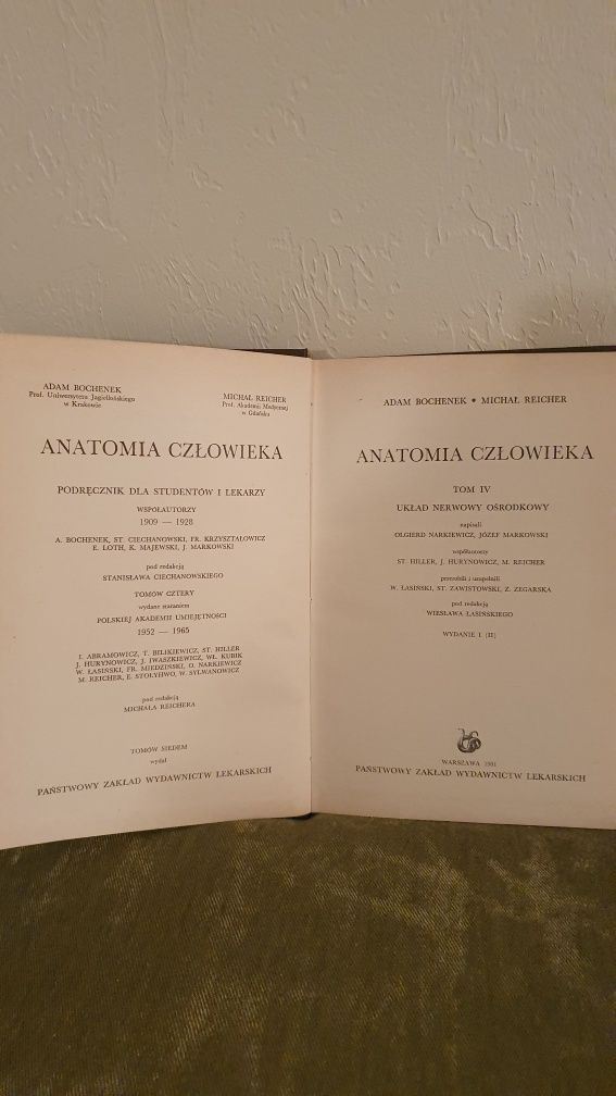 Anatomia człowieka -Bochenek Tom IV