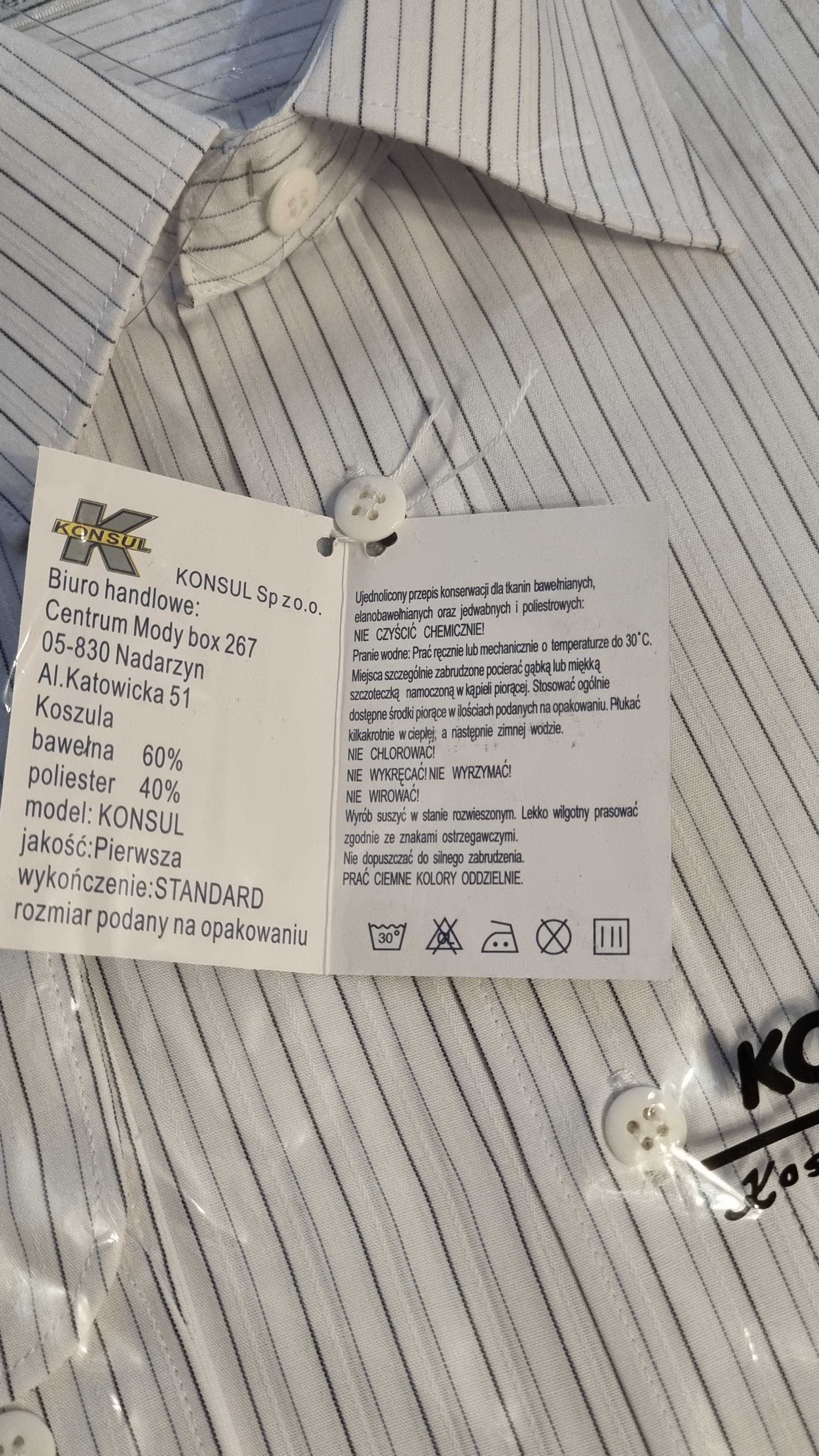 koszula męska Konsul rozm 40 176/182