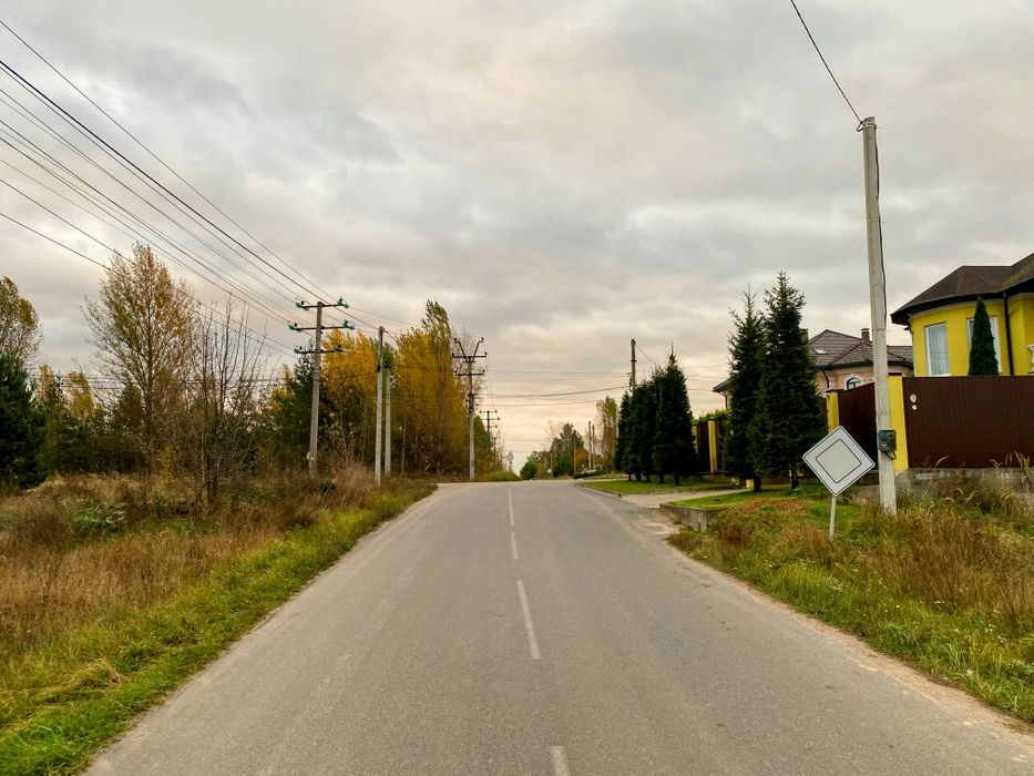 Продаж ділянки 10 сот Гореничі газ/асфальт