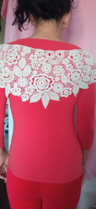 Кофточка ирландское кружево