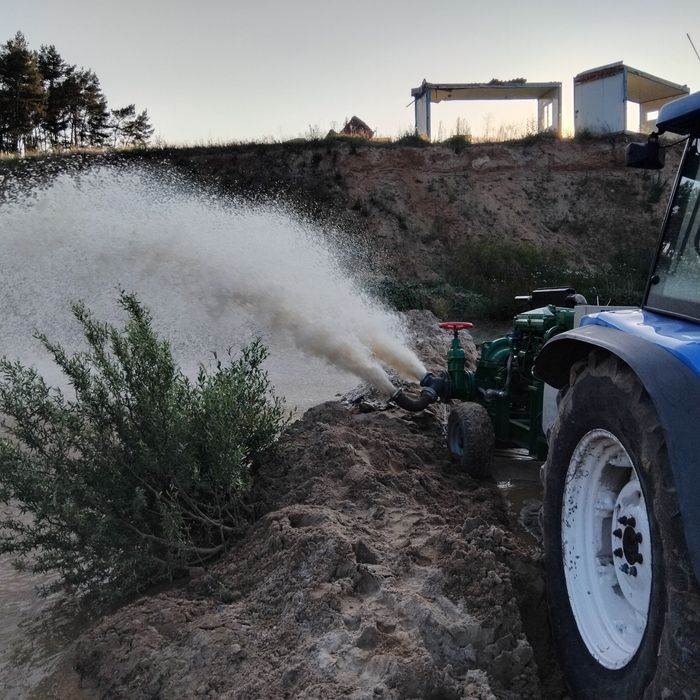 Pompa do wody pompowania stawów deszczowni motopompa