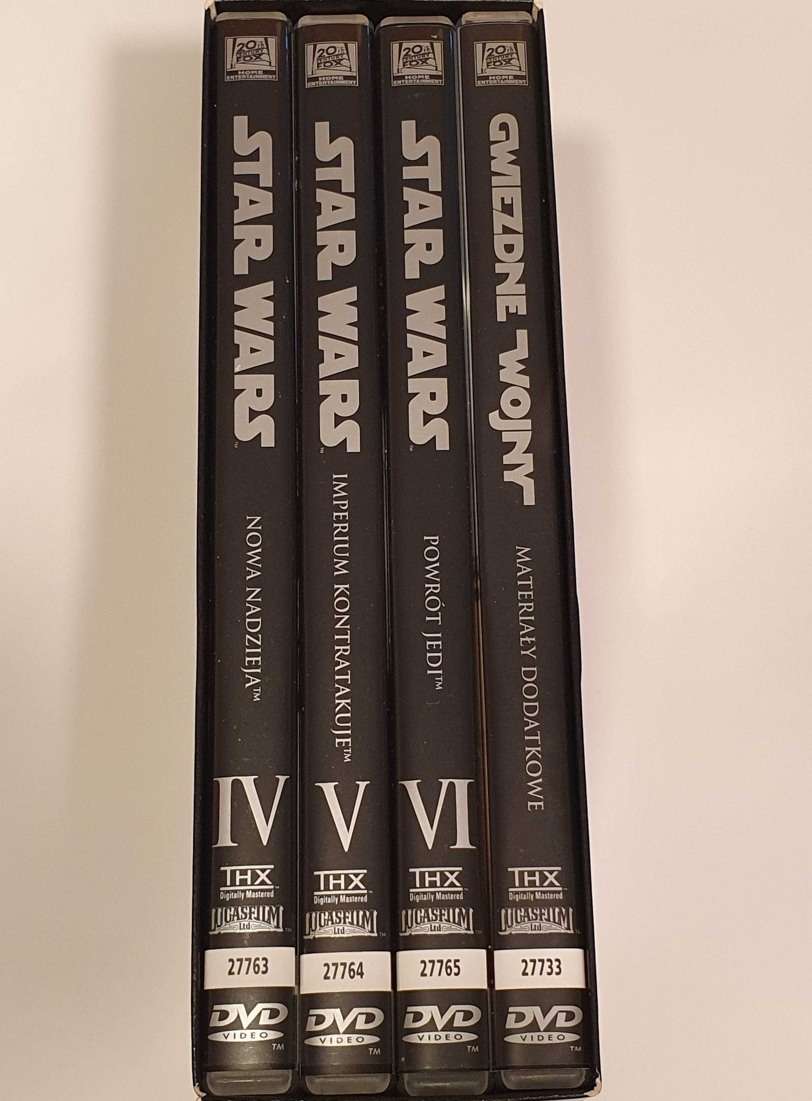 DVD Star Wars BOX Trzy filmy Epizody IV V VI plus 4 godziny dodatków!