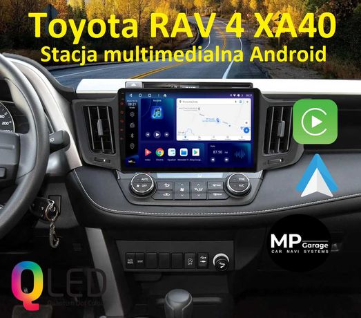 Nawigacja Android TOYOTA RAV4 2012/2018 LTE DSP 4G Qled  CarPlay/AA