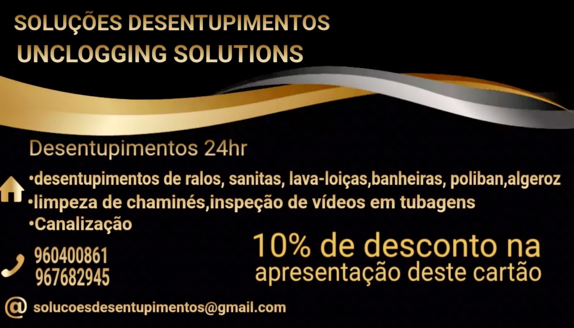 Soluções desentupimentos