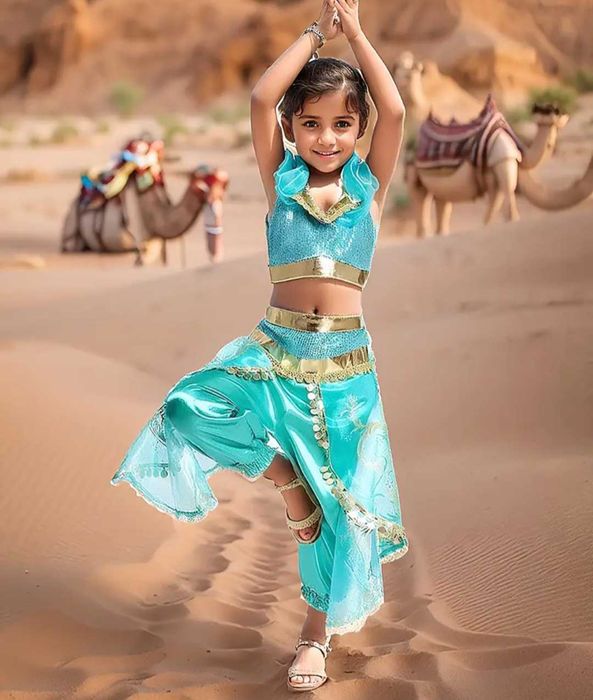 Nowy zestaw Jasmina Dżasmina Alladyn, r. 116 + akcesoria! przebranie