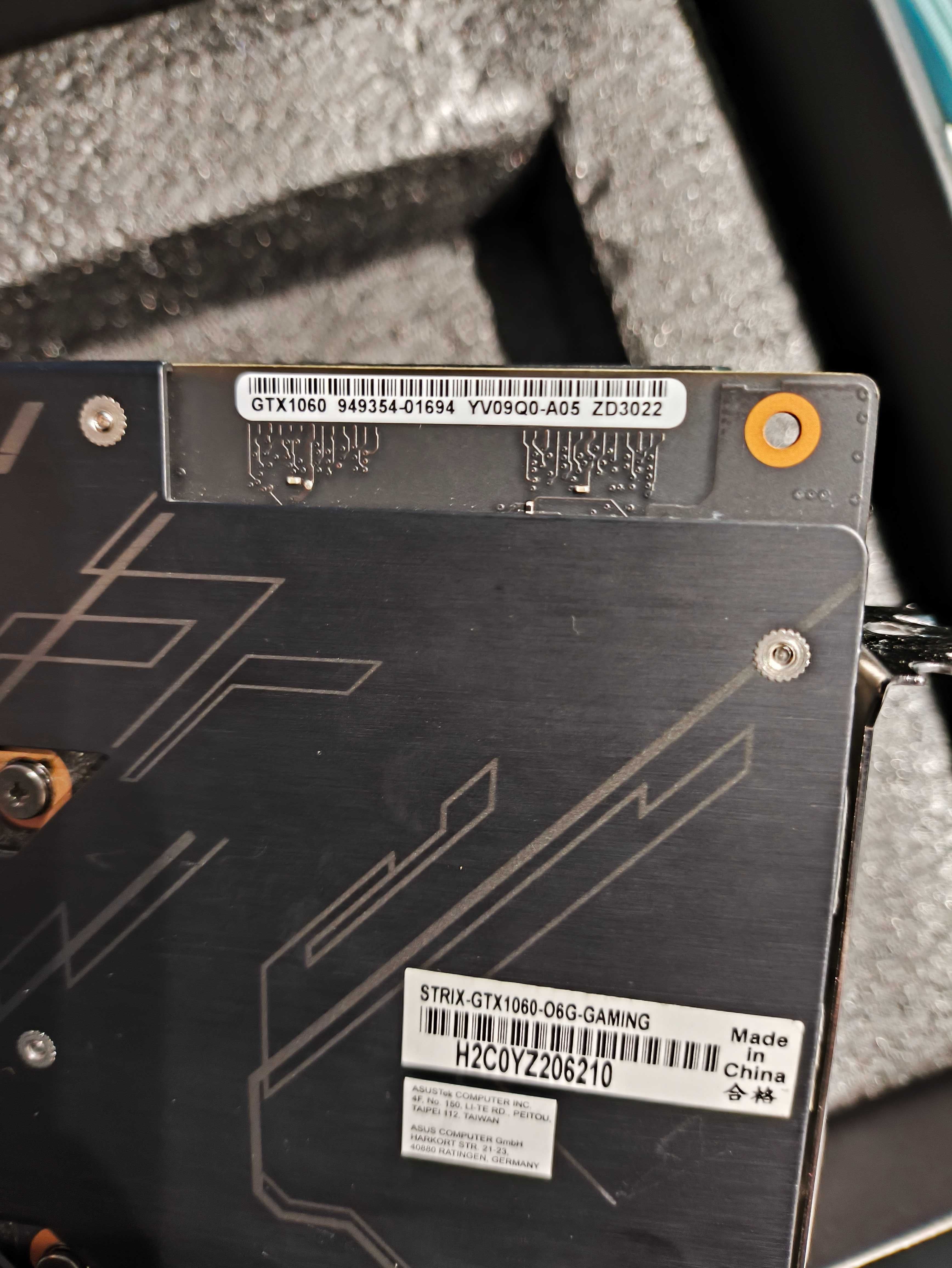 Asus GTX 1060 Strix Gaming z 6GB GDDR5