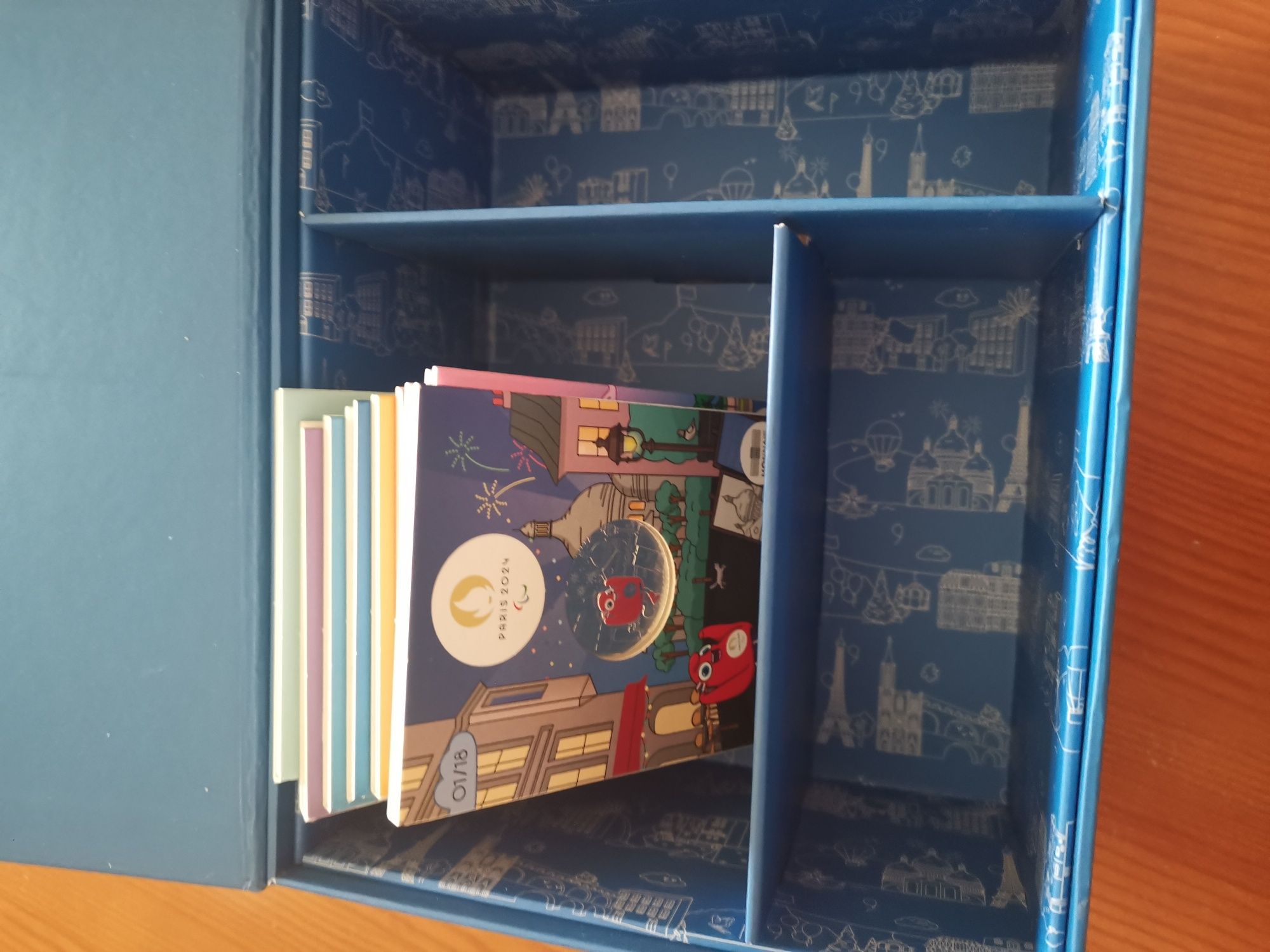 Conjunto 9 Moedas prata 333° em caixa arquivadora jogos olímpicos de P