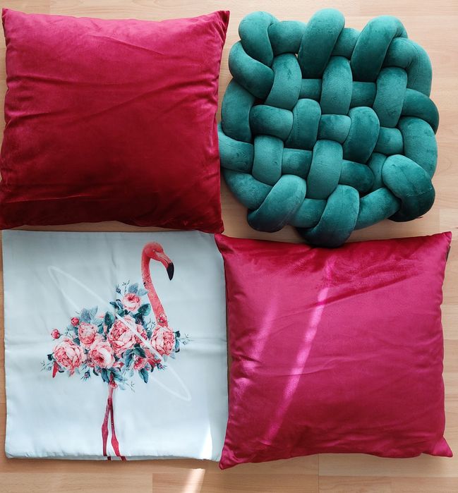 Zestaw poduszek oraz poszewki