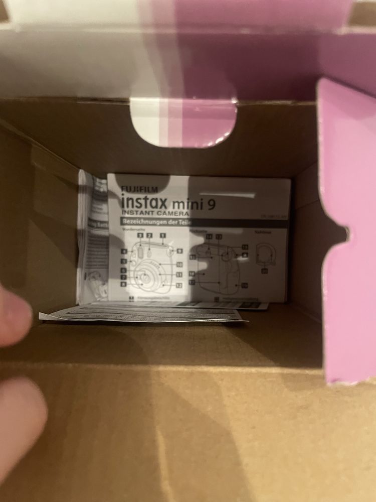 Instax Mini 9 – Limited Edition „Clear Purple” + pudełko
