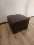 Pufa kolor wenge brązowy 50x50