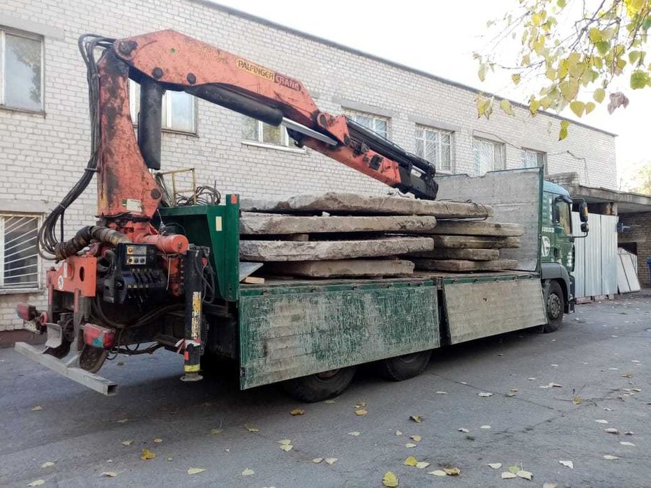 16 кран манипулятор, доставки по Области и Украине