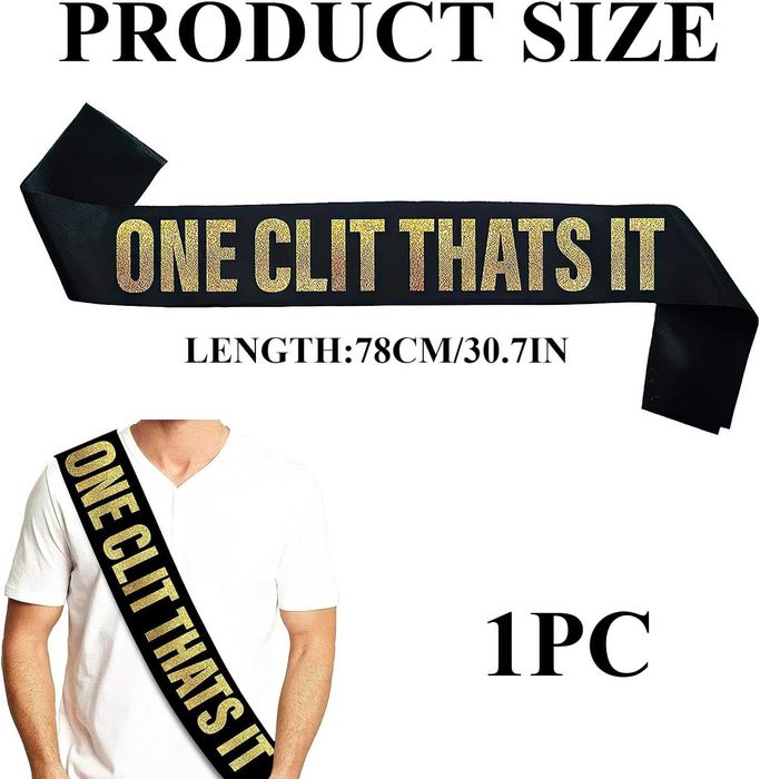 Despedida de solteiro - faixa "One Clit that's It" - NOVO ENVIO GRÁTIS