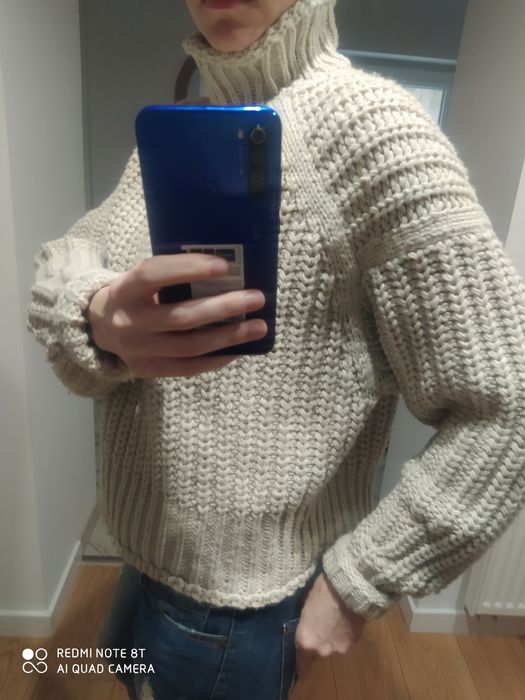 Sweter H&M beżowy