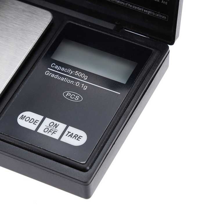 WAGA JUBILERSKA KIESZONKOWA 500g/0,01g Precyzyjna Elektroniczna MINI