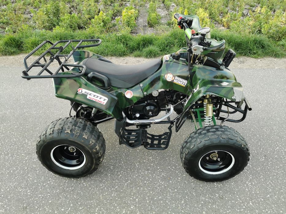 Quad KXD Bombardier 125CC 3+R XXL Koła 8" BDB STAN
