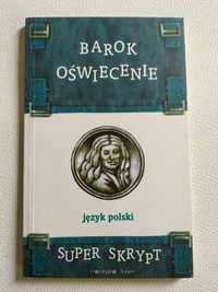 Książka Barok Oświecenie język polski skrypt