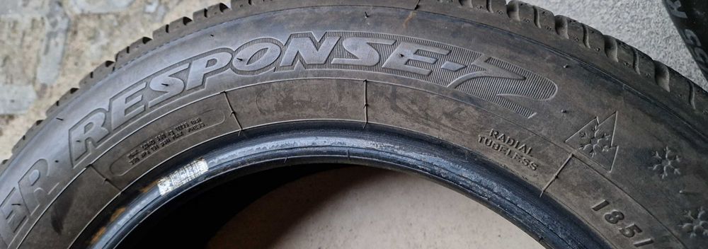 Bydgoszcz : 2 opony Dunlop Winter Response 2  185/65/R15 prod.(2424)