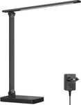 Lampka biurkowa Lepro czarny moc do 9,2 W