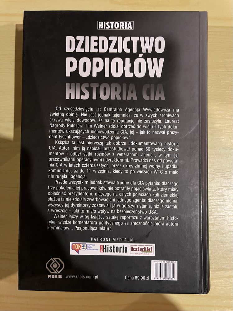 Dziedzictwo popiołów Historia CIA Tim Weiner