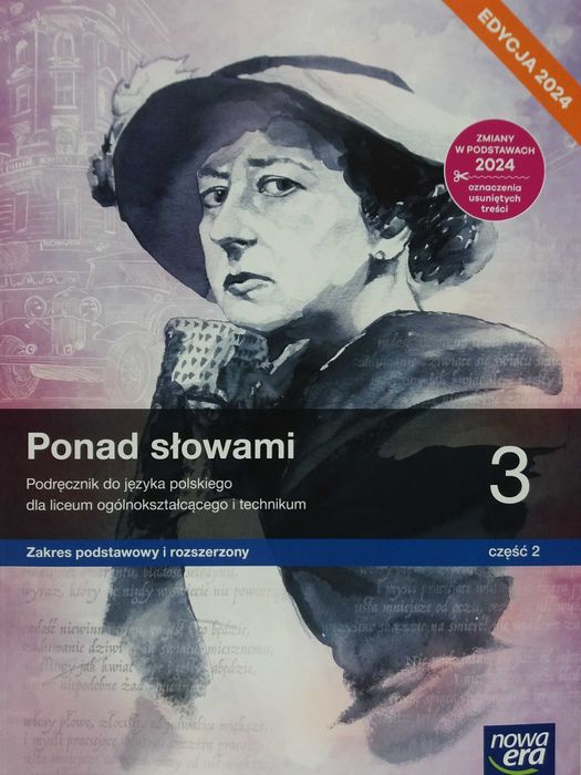 J. Polski LO 3/2 Ponad słowami podr. ZP i ZR Nowa Era, Edycja 2024
