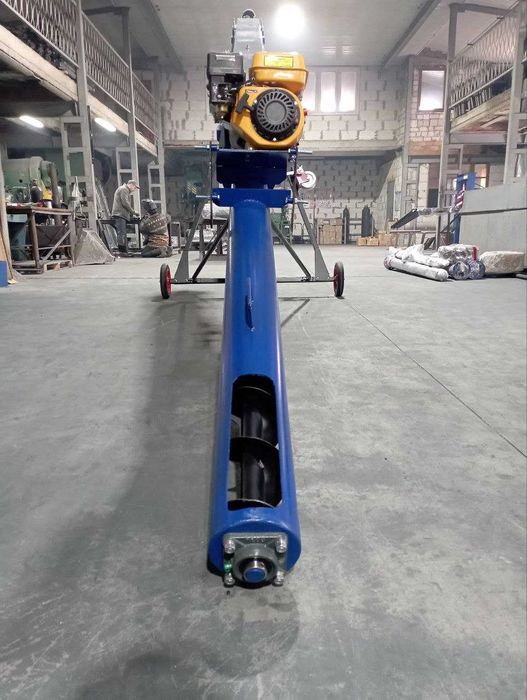 Шнековый погрузчик Ø219*8000*380В, транспортер, протравитель, шнек