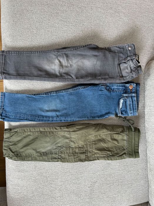 3 pary jeansów 104