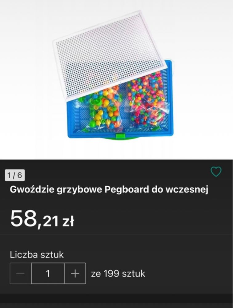 Układanka mozaika, gwozdziki