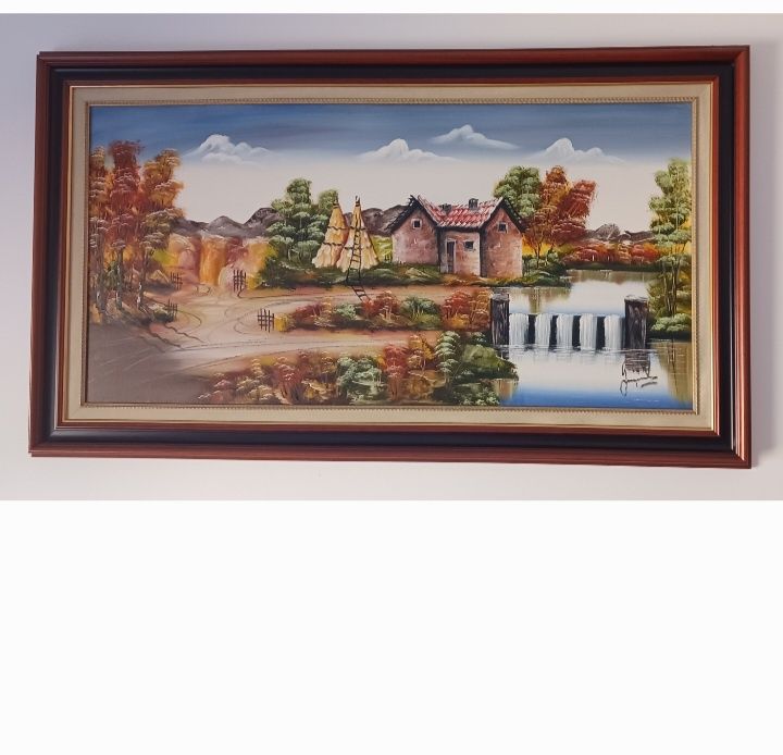 Quadro moldura Madeira 188cm