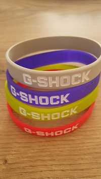 Opaski silikonowe G-shock 4 sztuki