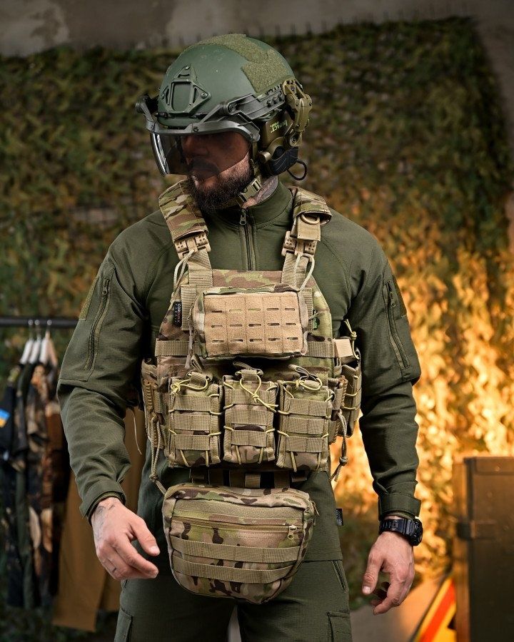 Плитоноска розгрузка 7.62 / плитоноска з підсумками / военный жилет