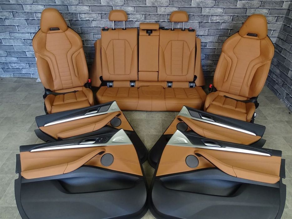 FOTELE KOMPLETNY ŚRODEK BOCZKI KANAPA M SPORT BMW F97 X3M G01 X3 NOWE