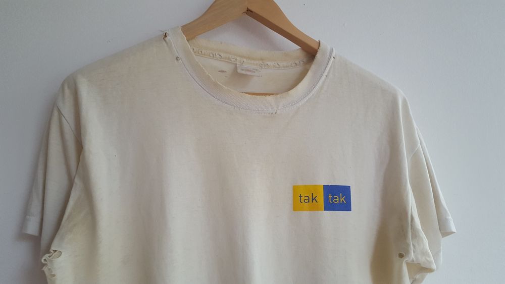 Koszulka podkoszulek t shirt z logo tak tak rozmiar M