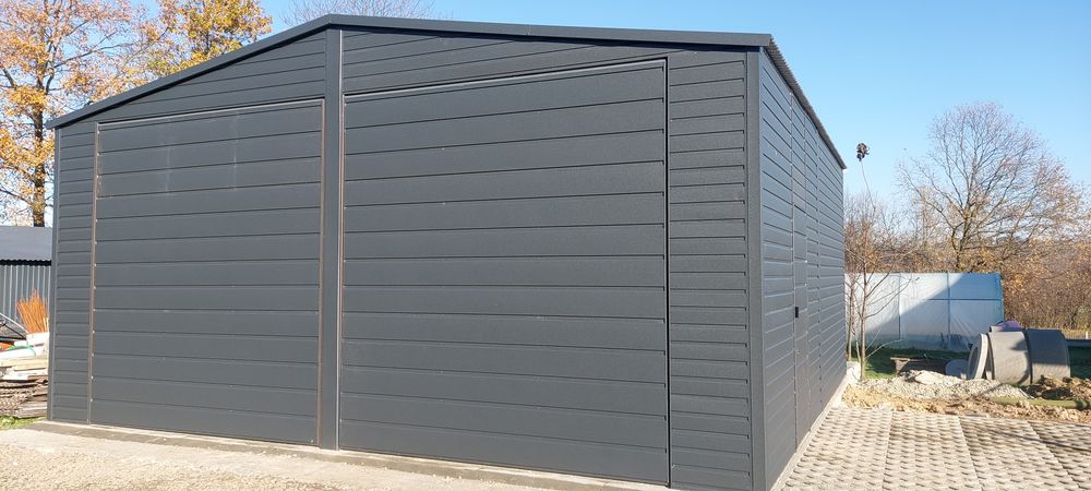 Garaże drewnopodobne garaz