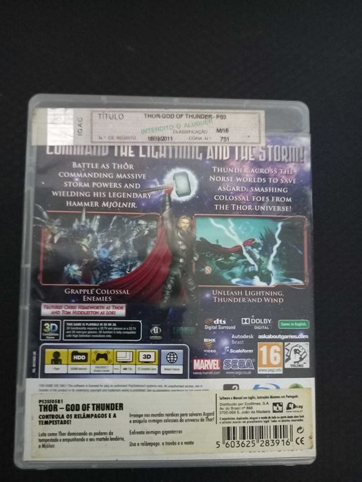 THOR ps3 playstation 3