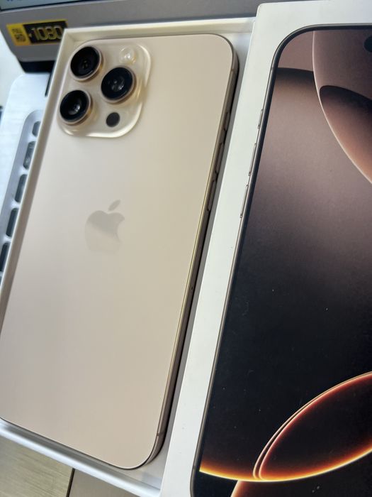 Продам телефон iphone 16 pro max 256gb desert natural 100% рсім