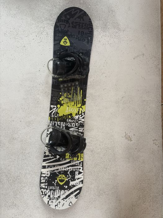 Snowboard Raven 125 cm + wiązania Nitro-świetny stan!