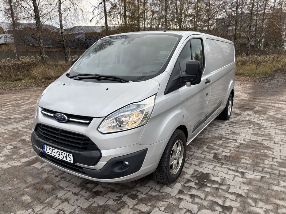 Ford Transit Custom  2,2 155 km long l2h1  klima kamera relingi hak