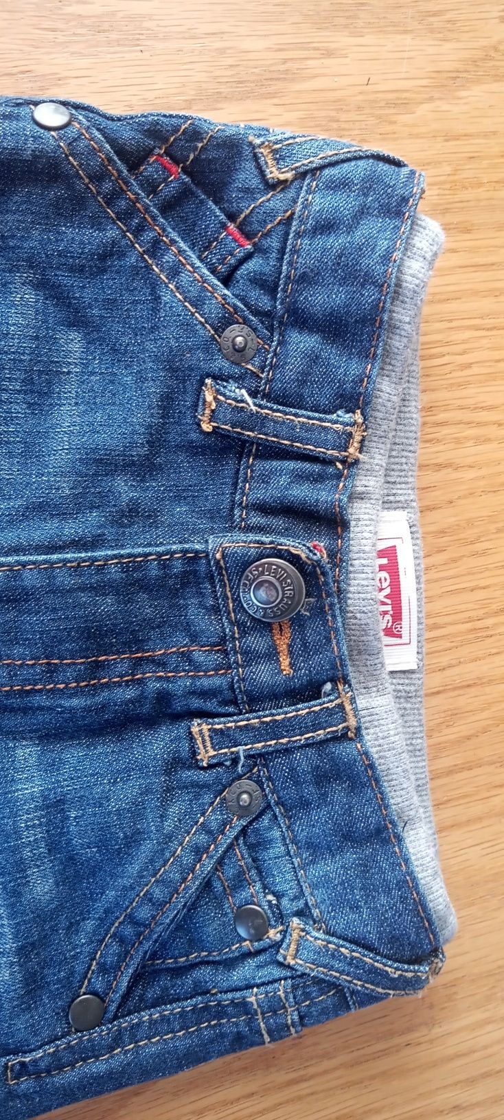 Levis oryginalne dzieciece/chlopiece spodenki szorty dzinsowe 68/74/80