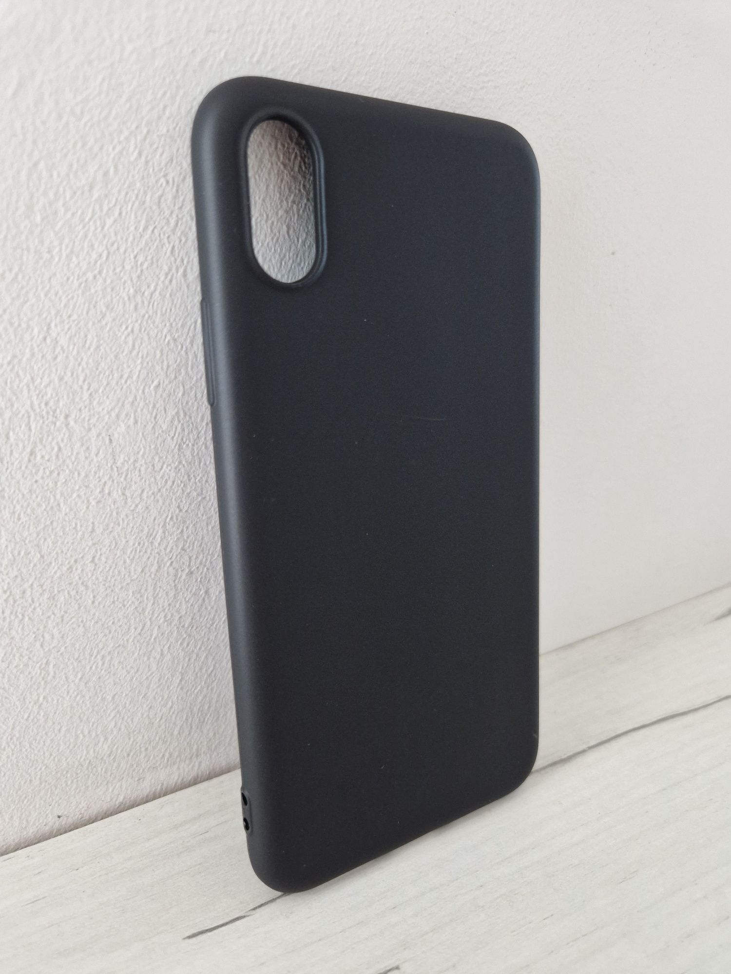 Back Case MATT do IPHONE X/XS (5,8") Czarny