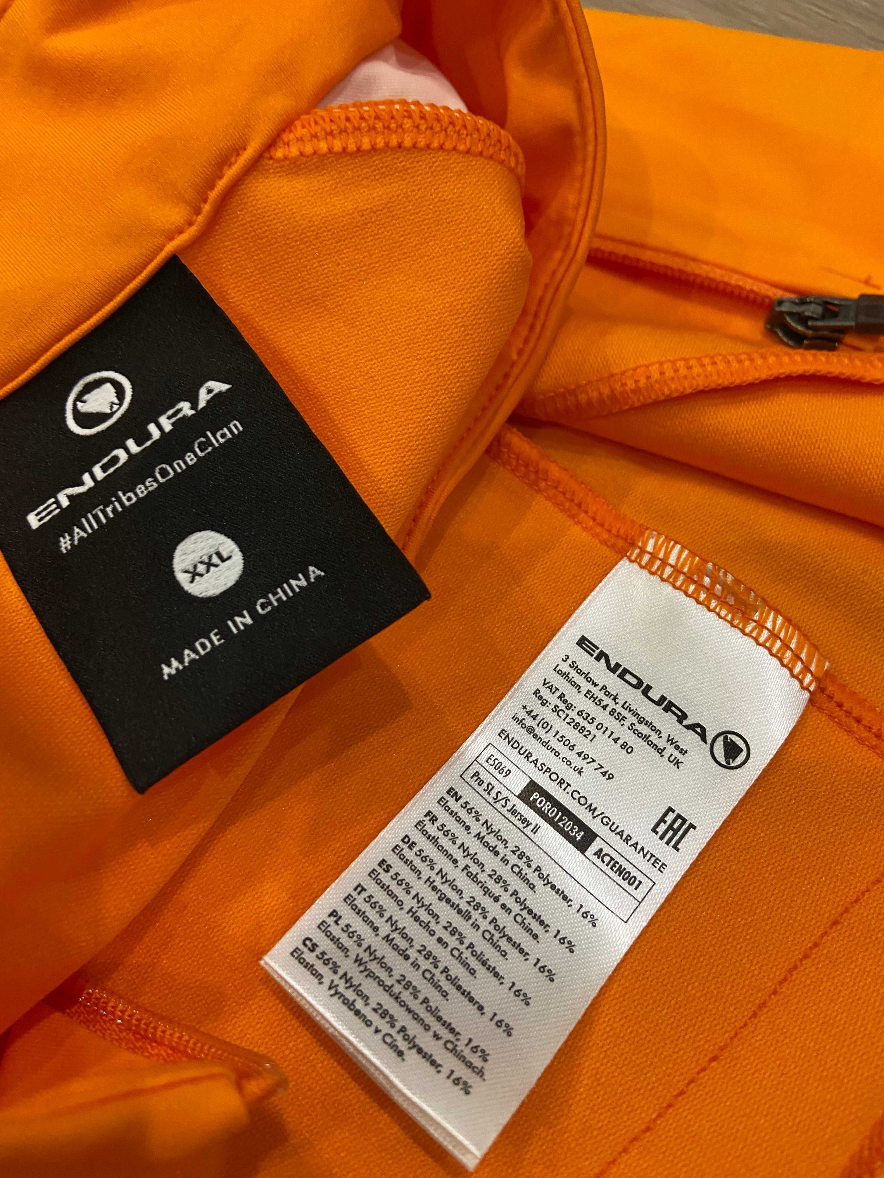 | 2XL-XL | Велоджерси / Велофутболка Endura Pro SL Jersey II - Pumpkin