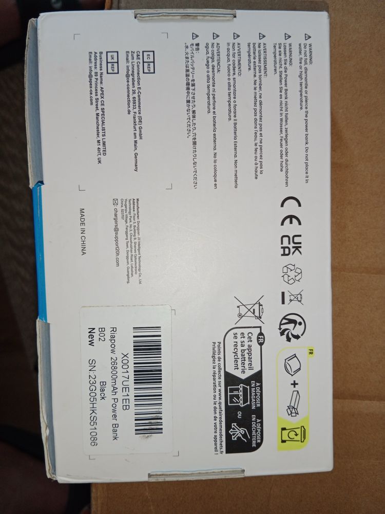 Powerbank 26800mAh Riapow