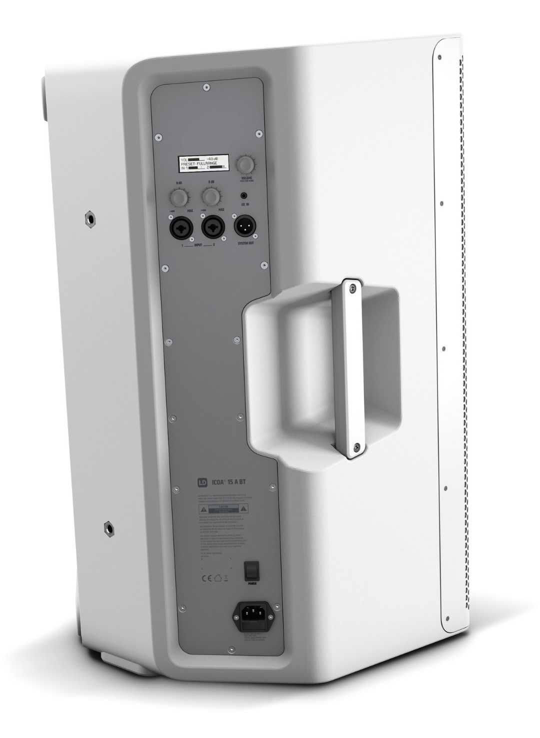 LD Systems ICOA 15 W - 15"  active l PA Loudspeaker, White