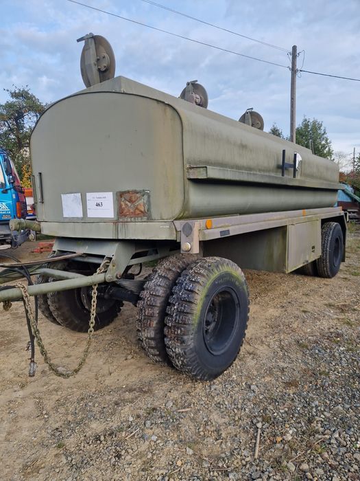 Przyczepa cysterna 12m³ z wojska 12000l cp11 na RSM do wody polewaczka